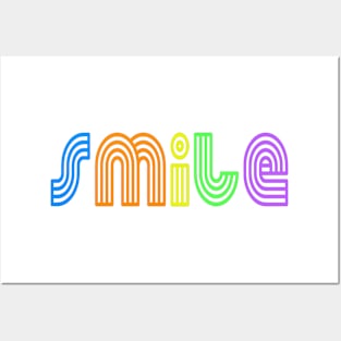 Smile - Happy Vibes Retro Posters and Art